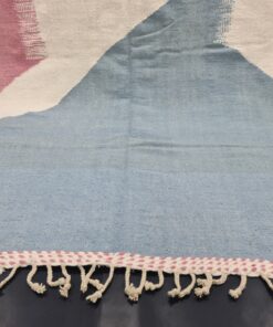 Pale Blue And Pink Carpet