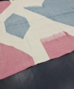 Pale Blue And Pink Carpet