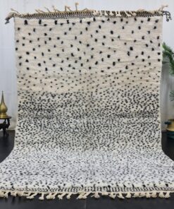 Black & White Dotted Rug