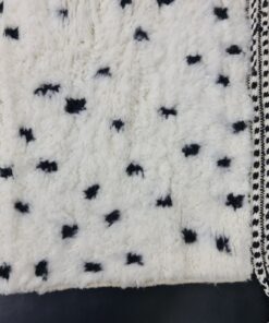 Black & White Dotted Rug