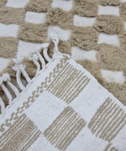 White And Beige Runner