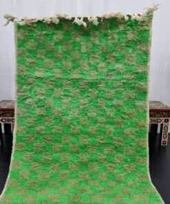, Green Checker Rug