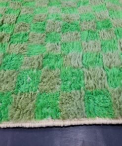 , Green Checker Rug