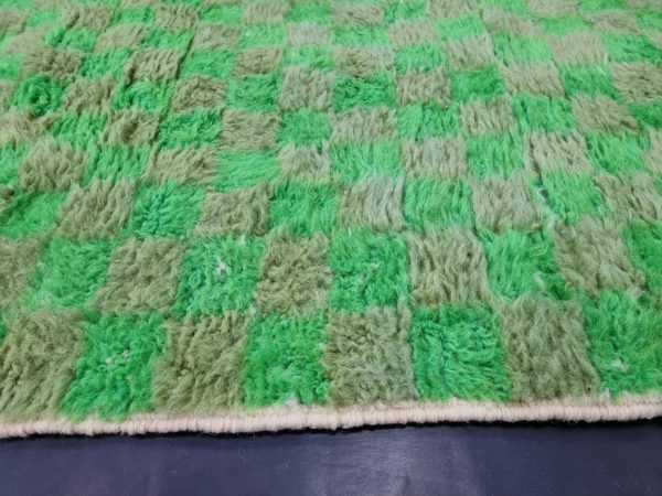 , Green Checker Rug