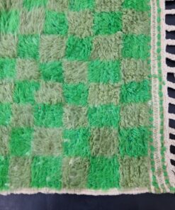 , Green Checker Rug