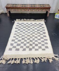White and Gray Rug