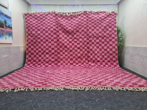 Pink And Dark Pink Rug