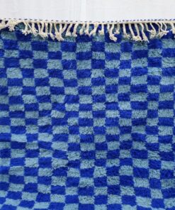 Light Blue and Blue Rug