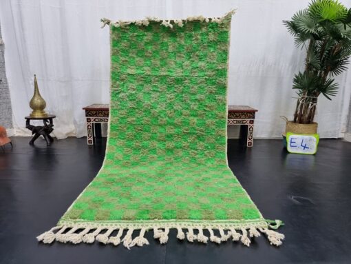 , Green Checker Rug