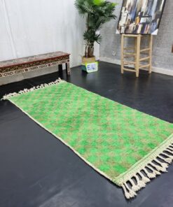 , Green Checker Rug