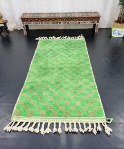 , Green Checker Rug