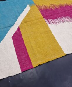 Mustard And Blue Rug