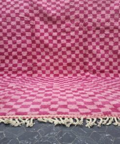 Pink And Dark Pink Rug