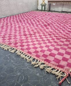 Pink And Dark Pink Rug