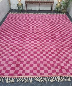 Pink And Dark Pink Rug