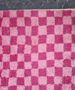 Pink And Dark Pink Rug