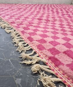 Pink And Dark Pink Rug