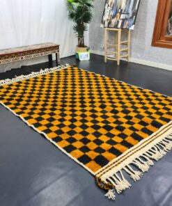 Orange And Black Rug