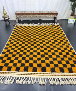 Orange And Black Rug