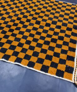 Orange And Black Rug