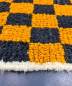 Orange And Black Rug