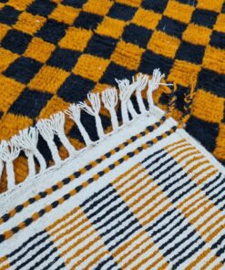 Orange And Black Rug