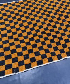 Orange And Black Rug