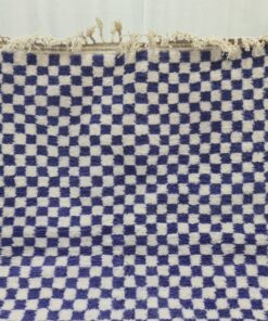 Purple and White Rug