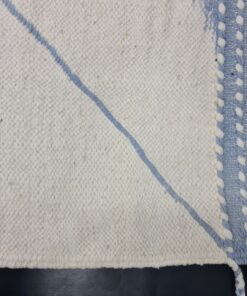 White, Brown And Baby Blue Carpet