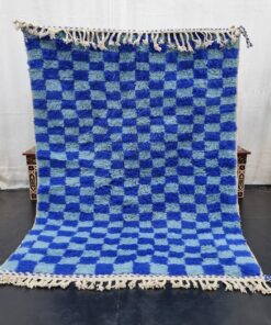 Light Blue and Blue Rug