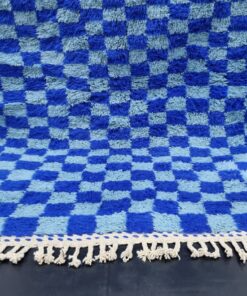 Light Blue and Blue Rug