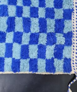 Light Blue and Blue Rug