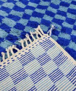 Light Blue and Blue Rug