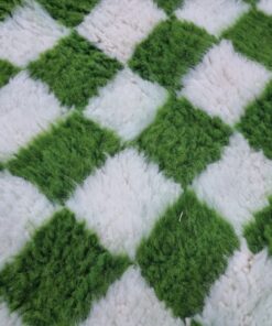 India Green And White Rug