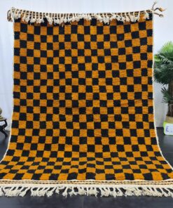 Orange And Black Rug