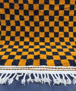 Orange And Black Rug