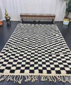 Black And White Rug