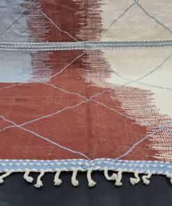 White, Brown And Baby Blue Carpet