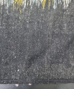 Black And Yellow Striped Carpet