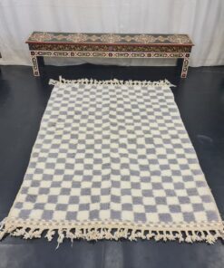 Checker Gray Rug,
