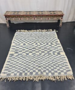 Gray & White Rug