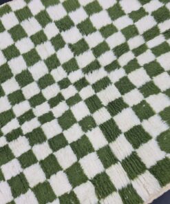 checkered rug