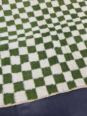 checkered rug