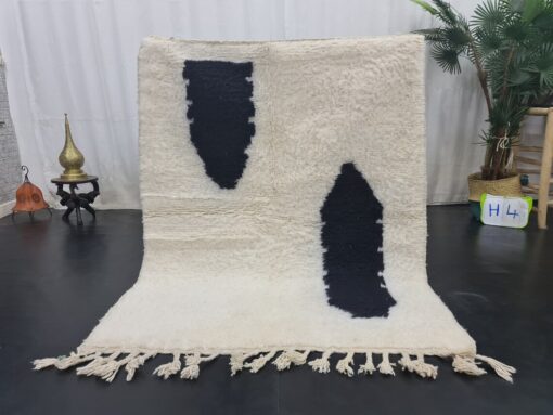 White and Black Rug
