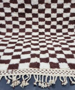 White And Brown Rug