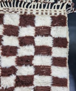 White And Brown Rug