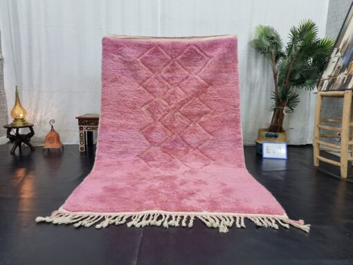 Peach Geometric Rug