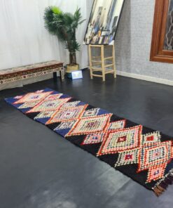 Black And Red Vintage Rug