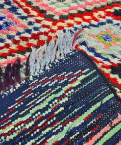 Black And Red Vintage Rug