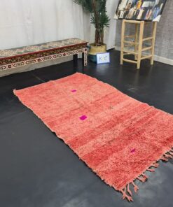 Faded Red Wool Carpet